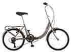 Schwinn-Loop-Adult-Folding-Bike,-20-inch-Wheels,-Rear-Carry-Rack,-Silver- Schwinn-Loop-Adult-Folding-Bike,-20-inch-Wheels,-Rear-Carry-Rack,-Silver-