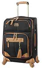 Steve-Madden-Designer-Luggage-Collection---Lightweight-Softside-Expandable-Suitcase-for-Men-&-Women---Durable-20-Inch-Carry-On-Bag-with-4-Rolling-Spinner-Wheels-(Harlo-Black) Steve-Madden-Designer-Luggage-Collection---Lightweight-Softside-Expandable-Suitcase-for-Men-&-Women---Durable-20-Inch-Carry-On-Bag-with-4-Rolling-Spinner-Wheels-(Harlo-Black)