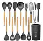 14-Pcs-Silicone-Cooking-Utensils-Kitchen-Utensil-Set---446°F-Heat-Resistant,Turner-Tongs,Spatula,Spoon,Brush,Whisk