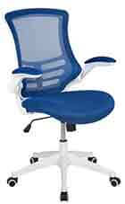 Flash-Furniture-Mid-Back-Blue-Mesh-Swivel-Ergonomic-Task-Office-Chair-with-White-Frame-and-Flip-Up-Arms Flash-Furniture-Mid-Back-Blue-Mesh-Swivel-Ergonomic-Task-Office-Chair-with-White-Frame-and-Flip-Up-Arms
