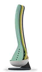 Joseph-Joseph-10140-Nest-Utensils-Compact-Stacking-Kitchen-Tool-Set-with-Magnetic-Storage-Stand-Nylon,-5-piece,-Blue