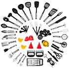 Kitchen-Utensil-Set---50-Piece-Cooking-Utensils---Nylon-and-Stainless-Steel-Utensil-set---Nonstick-Kitchen-Utensils-Spatula-Set---Complete-Cooking-Tool-set---Best-Kitchen-Gadgets-for-Gift