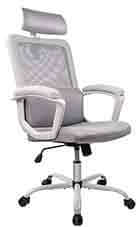 Smugdesk-Office-Chair,-High-Back-Ergonomic-Mesh-Desk-Office-Chair-with-Padding-Armrest-and-Adjustable-Headrest--Gray Smugdesk-Office-Chair,-High-Back-Ergonomic-Mesh-Desk-Office-Chair-with-Padding-Armrest-and-Adjustable-Headrest--Gray