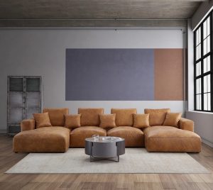 Salo-Antique-Industrial-Air-Leather-Double-Chaise-Sectional