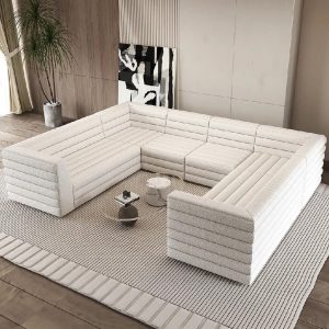 126-inch-U-Shaped-Modern-White-Boucle-Modular-Sectional-Sofa-for-8-Seaters