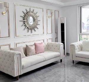 86.6-Modern-Velvet-Upholstered-Sofa-2-Seater-Sofa-White-Tufted-Sofa