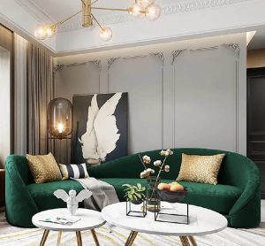 Luxury-Green-Velvet-Upholstered-Sofa-3-Seater-Sofa-Solid-Wood-Frame-82.7-Sofa