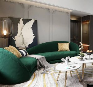 Luxury-Green-Velvet-Upholstered-Sofa-3-Seater-Sofa-Solid-Wood-Frame-82.7-Sofa